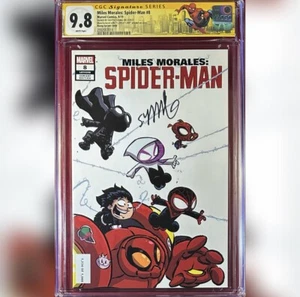 Miles Morales Spider-Man #1 Young Variant Cover CGC 9.8 SS SKOTTIE YOUNG - Bild 1 von 1
