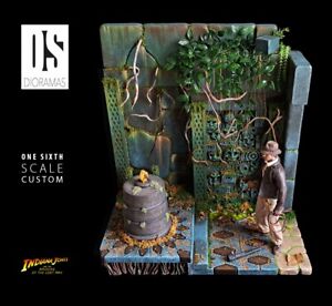 PRE-ORDINE Indiana Jones 1/6 Custom Diorama "The Idol Temple"
