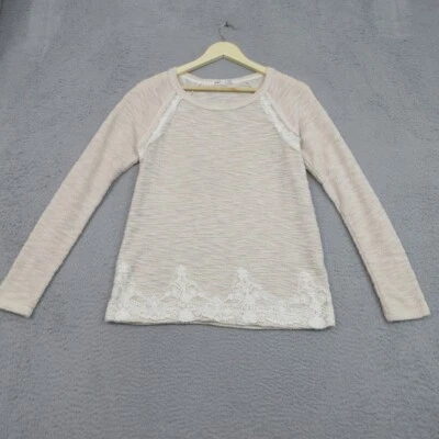 Jolt Shirt Women S Cream Lace Detail Fairycore Bohemian Romantic Cottagecore - Image 1 of 4