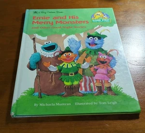 Sesame Street Ernie and His Merry Monsters Good Night Stories Vintage Muntean M. - Picture 1 of 14