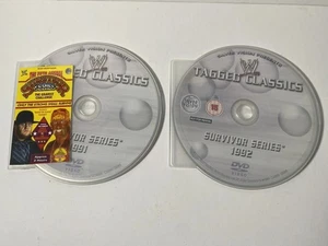 Survivor Series 1991 & 1992 WWE Tagged Classics DVD Set Discs Only WWF - Picture 1 of 3