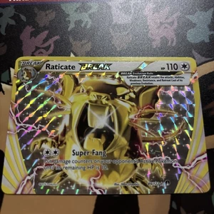 rara tarjeta pokemon/raticate BREAK HP110 - Imagen 1 de 2