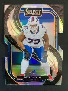 2024 Panini Select - Premier Level Dion Dawkins #152 Silver Prizm Die-Cut Bills - Picture 1 of 2