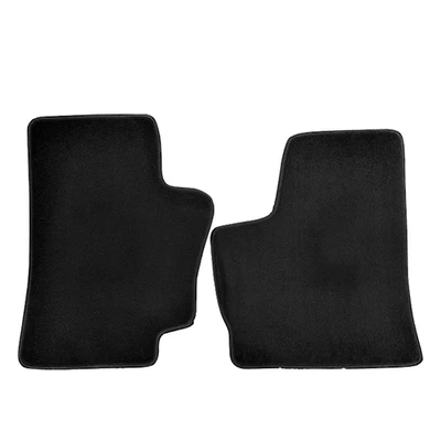 适合 94-01 道奇 Ram 黑色尼龙地板垫地毯前防滑 2 件 — 第 1/4 张图片
