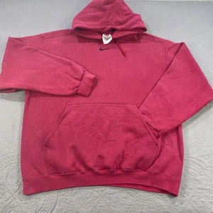 Felpa con cappuccio Nike vintage etichetta bianca uomo grande rossa centrale swoosh USA anni 90 - Foto 1 di 12