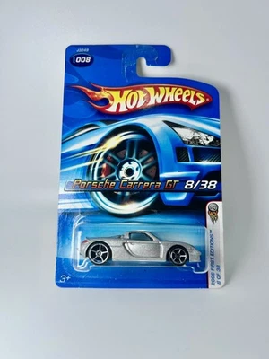 Hot Wheels 2006 первое издание Porsche Carrera GT серебристый с OH5Sp новый 8/38 - Изображение 1 из 4