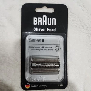 Braun Series 8 83M Electric Shaver Head Replacement Cassette, Silver - Picture 1 of 5