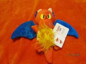 Caja de ladridos peluche perro juguete barba húmeda el dragón arrugado chirrido grande nuevo con etiquetas magia mago - Imagen 1 de 6