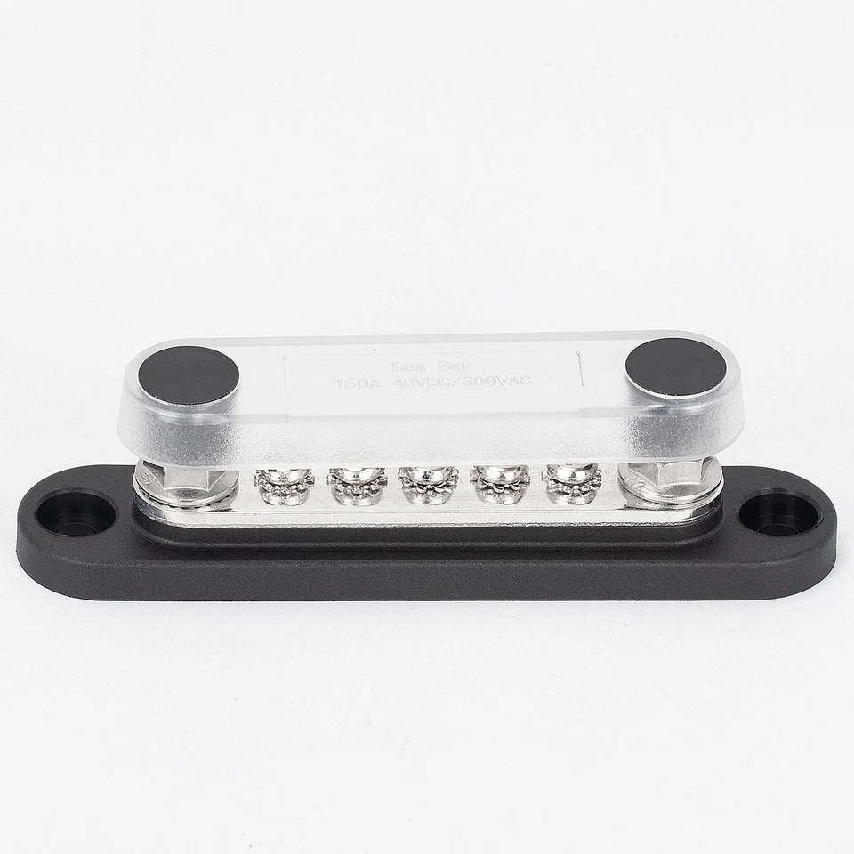 150A Power Distribution Block Electrical Terminal Block Multiuse 48V Busbar for - Image 1 of 1
