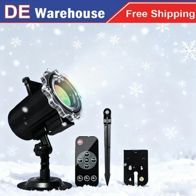 LED Laser Projektor Garten Licht Weihnachtsbeleuchtung Deko Party Außen & Innen - Bild 1 von 4