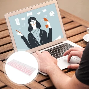 2 Pcs Water-resistant Keyboard Laptop Protective Film Cover Silicone - Afbeelding 1 van 12