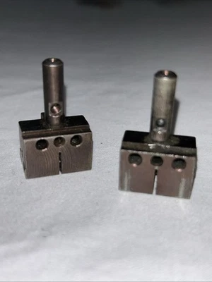 SINGER ? Needle Clamp Holder One Marked R One W, VTG No Part # See Pics Read - Image 1 of 4