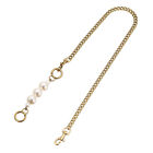 75cm/29.5" Pearl Purse Chain Strap Handbag Replacement Straps Extender, Bronze