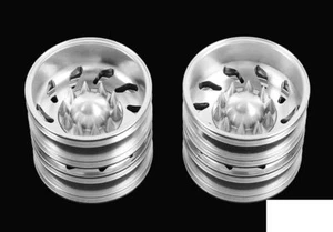 Force Directional Semi Rear Wheels w/ Spiked Caps RC4WD Z-W0148 Tamiya Lorry RC - Picture 1 of 7