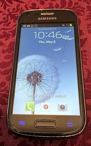Samsung Galaxy Prevail SPH-M840 Android Smartphone 2GB Blue Virgin Mobile WORKS - Picture 1 of 3