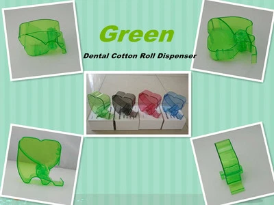 New Dental Green Cotton Roll Dispenser Holder Organizer 135℃ Autoclavable - Image 1 of 4