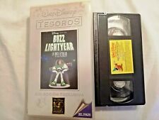 Buzz Lightyear The Film Walt Disney VHS Tape Animation Spanish