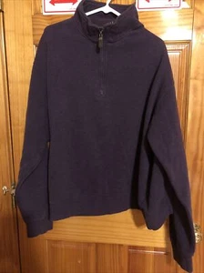 ORVIS Men's Size Small 1/4 ZIP PULLOVER Long Sleeve Gray Sweater Style 70HX - Picture 1 of 5