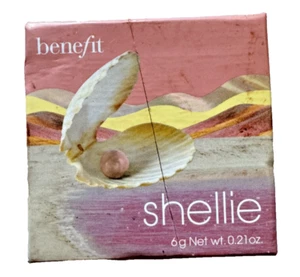 BENEFIT Shellie Blush - 6g -0.21 oz. Warm Seashell Blush On Rosy Radiant Flush - Picture 1 of 2