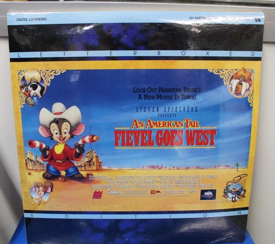 Still Sealed New American Tail, An -Fievel Goes West (Laserdisc CAV) Letterboxed Foto 1 de 1