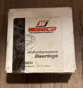 Honda Kawasaki Main Bearing – 28x72x18mm B5034 - XR200 XR200R XR250R KX250 - Picture 1 of 5