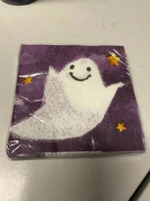 Halloween Ghost & Friends Beverage Napkins 16ct New! - Image 1 of 2