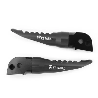 Clavijas de pie de pasajero BOB negras para Buell XB12R Firebolt 04+ Foto 1 de 4