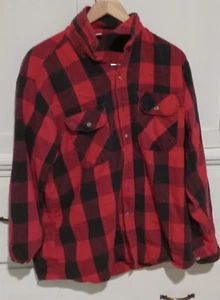 Franela abotonada roja Five Brother para hombre talla L - Imagen 1 de 3