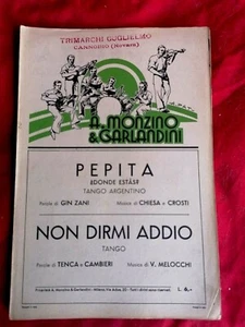 Lotto di 8 libretti Spartiti Monzino & Garlandini originali 1937-39 Ancillotti - Picture 1 of 8