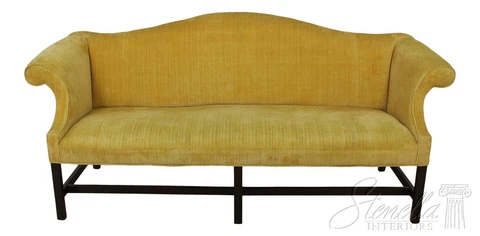 57123EC: Chippendale 18th C. Custom Made Camelback Sofa Cover