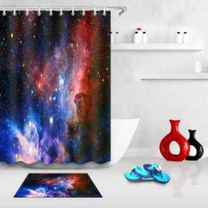 Dreamy Sky Color Waterproof Bath Polyester Shower Curtain Liner Water Resistant - Bild 1 von 8