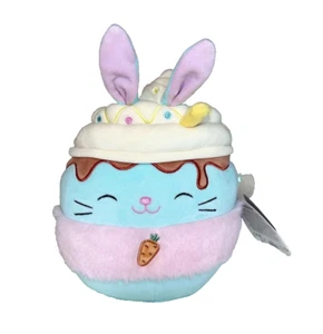 Squishmallows 2025 Easter 8” Eaton Light Teal Bunny Cupcake Plush Eaton - Picture 1 of 2