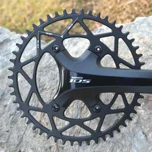 110BCD Chainring Road Bike Narrow Wide Round Chainwheel 36T-58T 4 Bolt - Picture 1 of 36