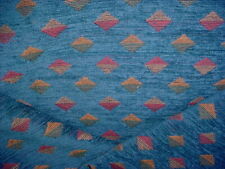 1-3/8Y Kravet 17453 Aegean Buttercup Chenille Diamond Lattice Upholstery Fabric