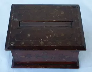 Vintage Holz Zigarettenspender Pop-Up Box Sammlerstück - Bild 1 von 11