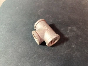 1/2" NPT Female Pipe T-Tee - 3 Way Brass Fitting -Connect Air, Water, Oil, & Gas - Picture 1 of 5