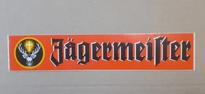 ALTER AUFKLEBER Sticker Sticker Aufkleber JAGERMEISTER 23 x 4 cm - Bild 1 von 2