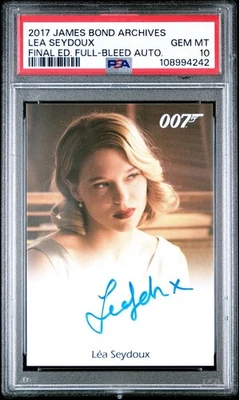 2016 James Bond Archives Spectre Auto Lea Seydoux Autograph PSA 10 GEM MINT - Image 1 of 2
