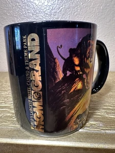 Vintage 12 Oz MGM Grand Hotel & Casino Las Vegas Lion Ceramic Mug Cup Korea 3.5" - Picture 1 of 6