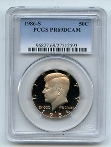 1986 S 50C Kennedy Half Dollar Proof PCGS PR69DCAM - Picture 1 of 1