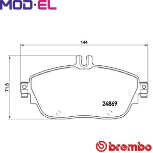 BRAKE PAD SET DISC BRAKE P 50 093 FOR MERCEDES-BENZ SLS/AMG/Roadster CLA/Brake - Picture 1 of 9