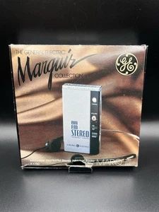 Radio estéreo AM FM de colección años 80 GE Marq III 7-1750A con caja y auriculares *PARA REPUESTOS - Imagen 1 de 10