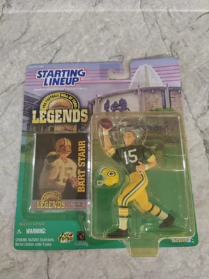 1998 Starting Lineup  NFL Legends Bart Starr Figure Green Bay Packers - Image 1 of 4