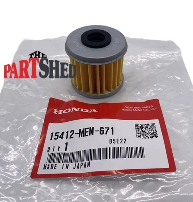 Filtro de aceite OEM 15412-MEN-671 2002-2025 Honda CRF 150R 150RB 250R 250X 450RX 250RX Foto 1 de 4