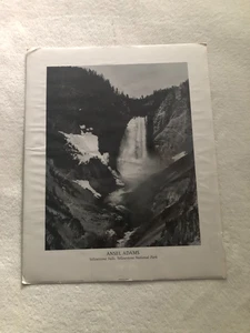 Ansel Adams Yellowstone Falls Yellowstone National Park art print 16 x 20 in. - Picture 1 of 19