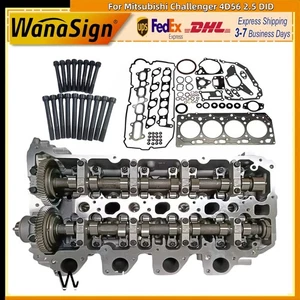Cylinder Head Assembly Gasket Kit Bolts For Mitsubishi Challenger 4D56 2.5L DID - Picture 1 of 5