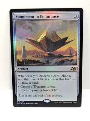 Monument to Endurance - Aetherdrift - Rare - Foil - Artifact - DFT 275 - - Image 1 of 2