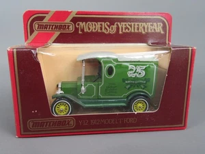 C985 Matchbox Modelle Of Yesteryear Y-12 Ford T 25 Years Silber 1912 IN Ovp - Bild 1 von 16