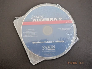 SAXON ALGEBRA 2 4TH EDITION, STUDENT EDITION eBOOK CD - Picture 1 of 1