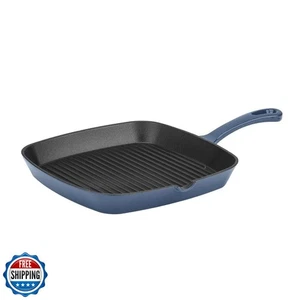Cuisinart, 9,25" quadratische Grillpfanne, emailliert provenzial blau - Bild 1 von 5